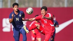 Kết quả U23 Thái Lan 1-3 U23 Triều Tiên: Thái Lan hết cửa vô địch 